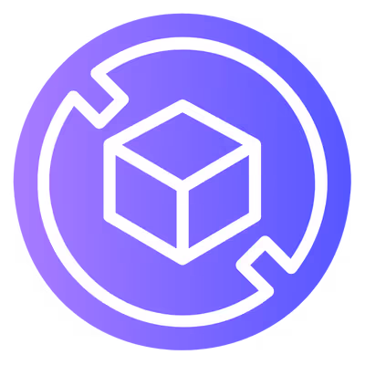 Purple icon.